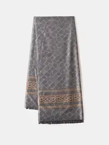 QUECY Women Printed Silk Scarf