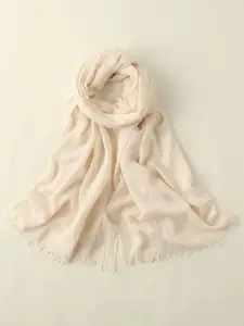 QUECY Women Solid Cotton Scarf