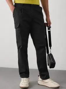 Red Flame Men Relaxed Regular Fit Cargos Trousers