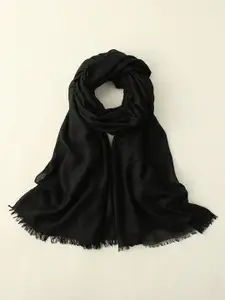 QUECY Women Solid Cotton Scarf