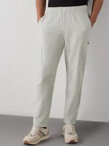 Red Flame Men Relaxed Tapered Fit Cotton Cargos Trousers