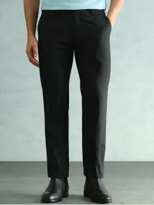 Arrow Men Solid Slim Fit Formal Trousers