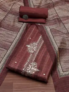 Biba Ethnic Motifs Woven Design Unstitched Dress Material