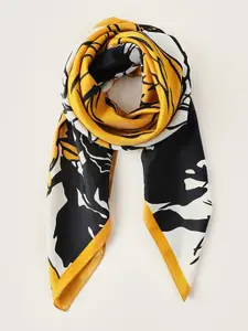 QUECY Women Printed Satin Scarf