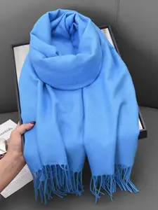 QUECY Women Tasselled Border Scarf