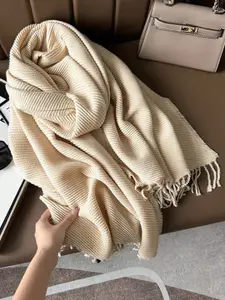 QUECY Women Solid Regular Scarf