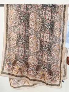 QUECY Women Ethnic Printed Scarf