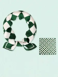 QUECY Women Checked Scarf