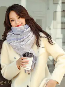 QUECY Women Textured Scarf