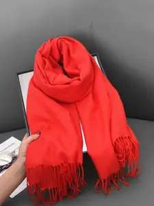 QUECY Women Tasselled Border Scarf