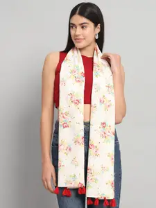 Ravaiyaa Women Floral Printed Cotton Scarf