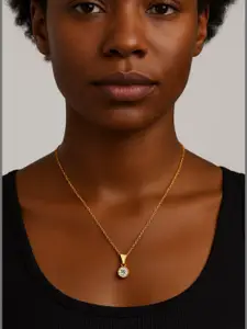 DressBerry Gold-Plated Brass Necklace