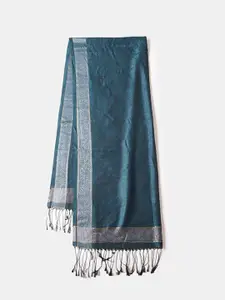 QUECY Women Abstract Printed Scarf