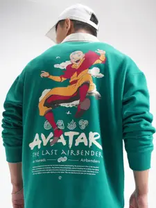 HIGHLANDER Men Avatar Printed Drop Shoulder Sweatshirt