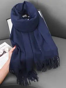 QUECY Women Frayed Border Scarf