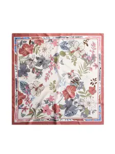 QUECY Women Floral Printed Scarf
