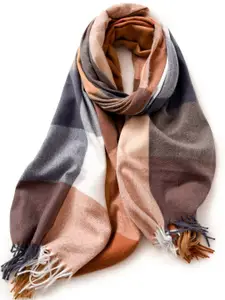 QUECY Women Checked Scarf