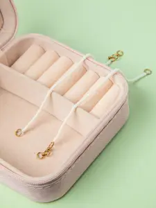 Niscka Gold-Plated Artificial Beaded Contemporary Ear Cuff