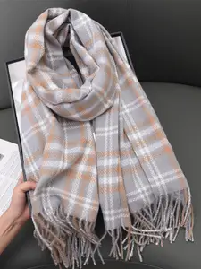 QUECY Women Checked Scarf