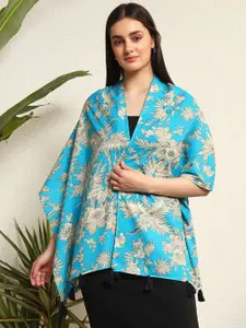 Ravaiyaa Women Cotton Printed Scarf With Tasselled