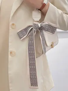 QUECY Women Abstract Printed Scarf