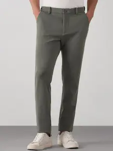 Red Flame Men Slim Fit Mid-Rise Trousers