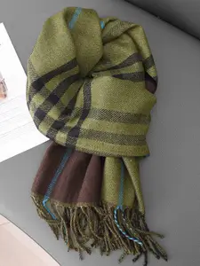 QUECY Women Striped Scarf
