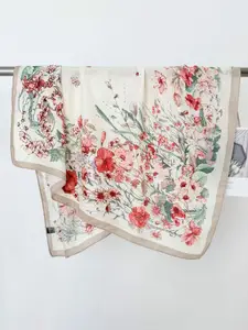 QUECY Women Floral Printed Scarf
