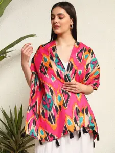 Ravaiyaa Women Ikat Printed Cotton Scarf