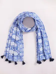 Ravaiyaa Women Printed Tasselled Scarf