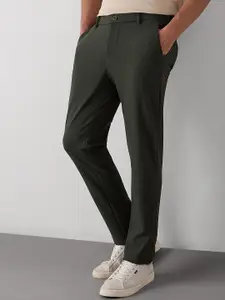 Red Flame Men Slim Fit Casual Trouser