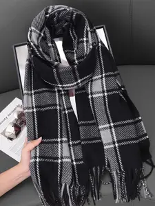 QUECY Women Checked Scarf