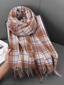QUECY Women Checked Scarf