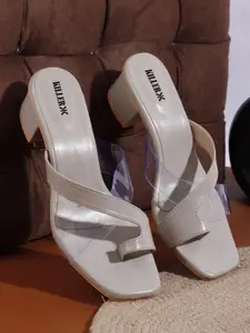 Killer Women Block Sandals with Bows Heels