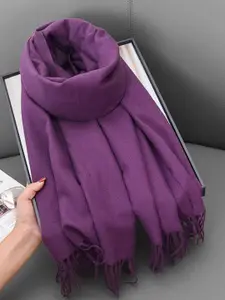 QUECY Women Tasselled Border Scarf