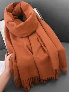 QUECY Women Scarf with Tasselles