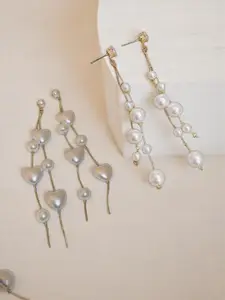 VAGHBHATT Women White Earrings
