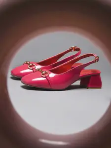 Froh Feet Women Block Heel Mules with Western - Embellished