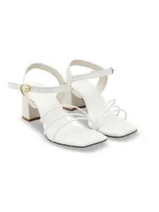 Fashion Tails Women Block Heels Sandals With Buckles