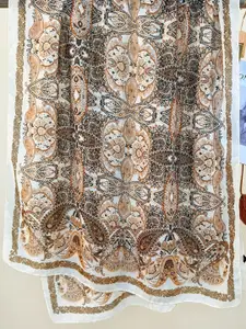 QUECY Women Ethnic Motifs Printed Scarf