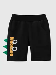 StyleCast x Revolte Boys Typography Printed Outdoor Shorts