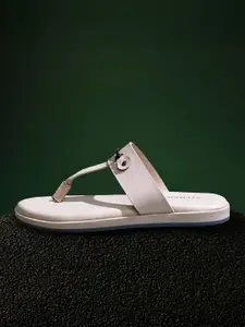 NEEMANS Men Western - Embellished T-Strap Flats