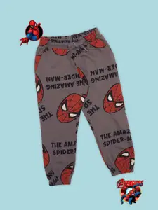 Pantaloons Junior Boys Printed Pure Cotton Mid Rise Joggers