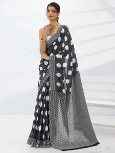Libas Abstract Printed Saree
