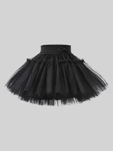 INCLUD Girls Flared Bow Tutu Mini Skirt