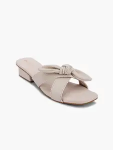 Gibelle Women Open Toe Flats with Bows