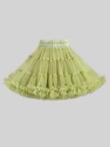 INCLUD Girls Flared Bow Tutu Mini Skirt