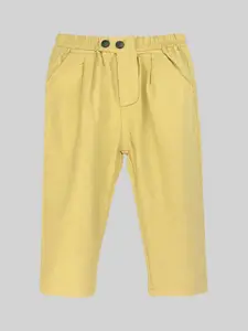 INCLUD Boys Regular Fit Mid-Rise Casual Trouser