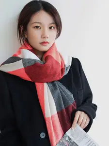 QUECY Women Checked Scarf