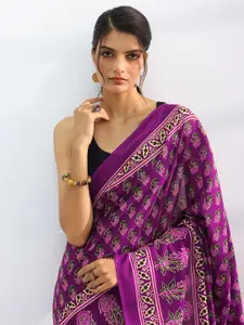 Libas Floral Printed Saree